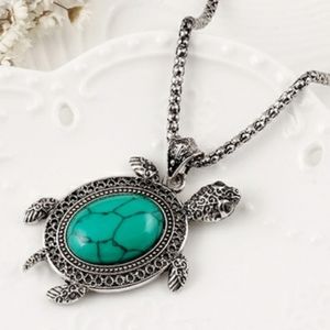 New Turquoise turtle necklace